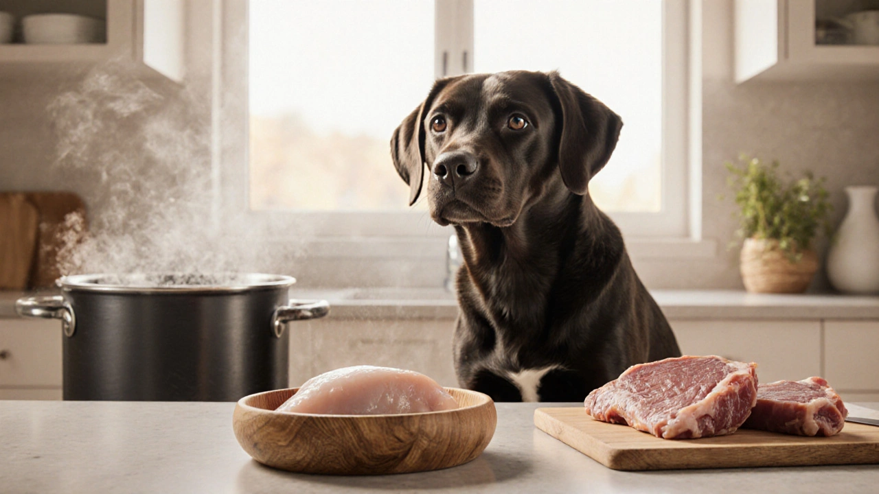 Можно ли давать собакам вареное мясо: безопасно ли и как правильно?
