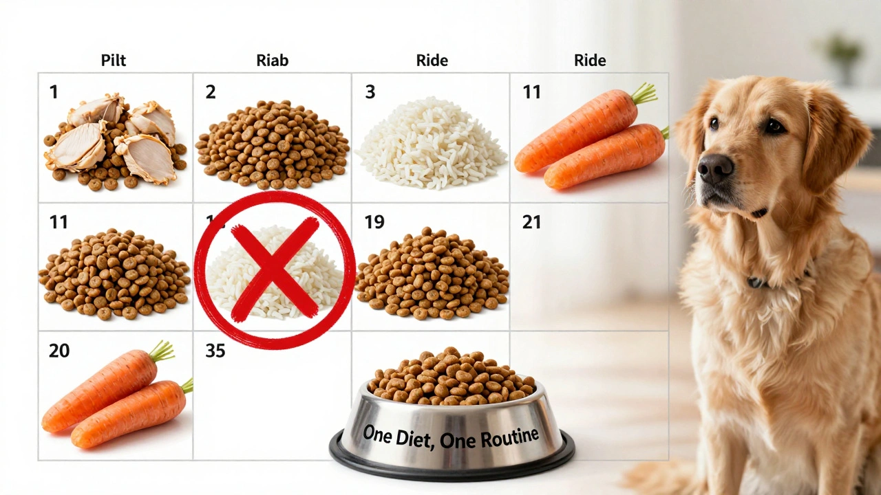 Календарь с пометками о смешанном питании и одним выделенным днем с правильным рационом.