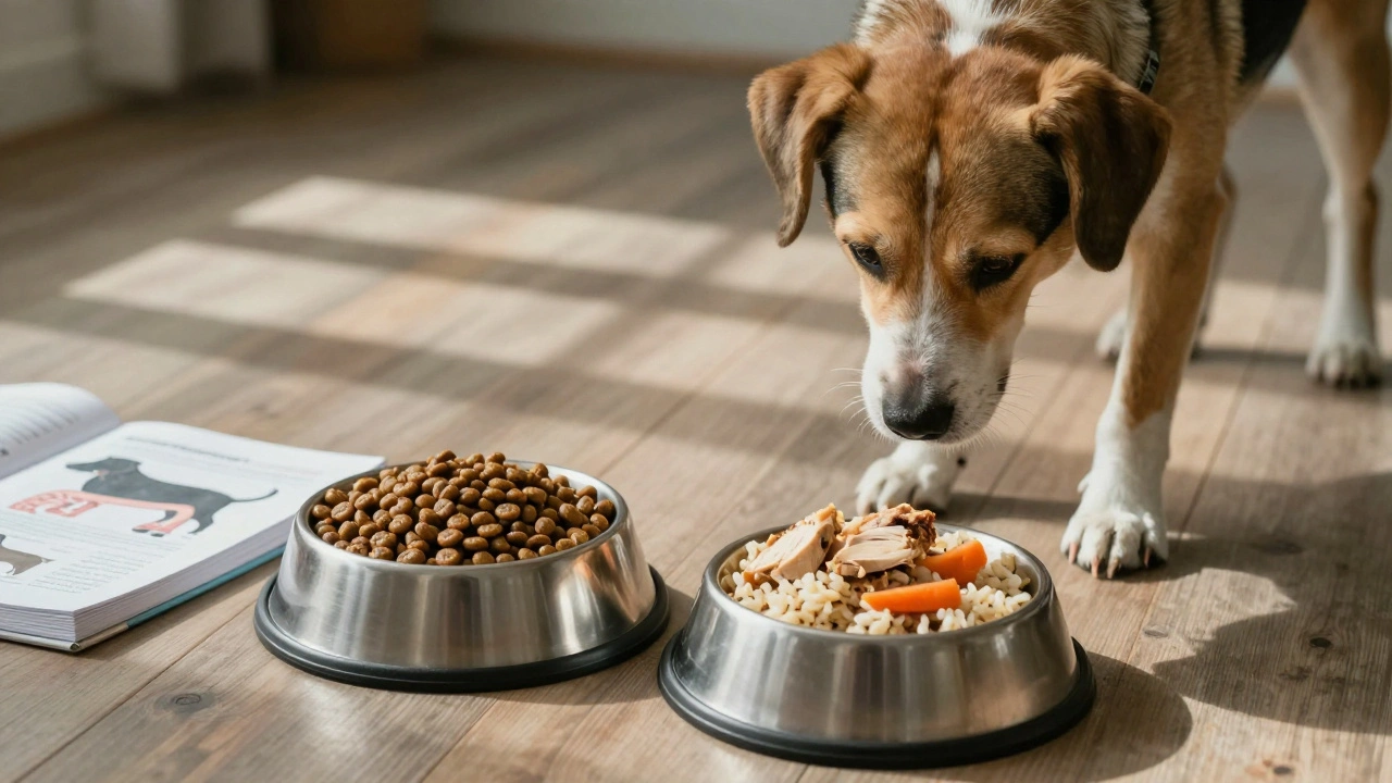 Почему нельзя смешивать сухой корм и натуральное питание для собак